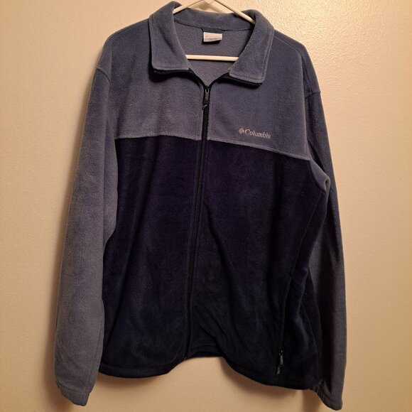 Columbia Other - Columbia Steens Mountain Full-Zip Fleece Jacket for Men in Two Tone Blue